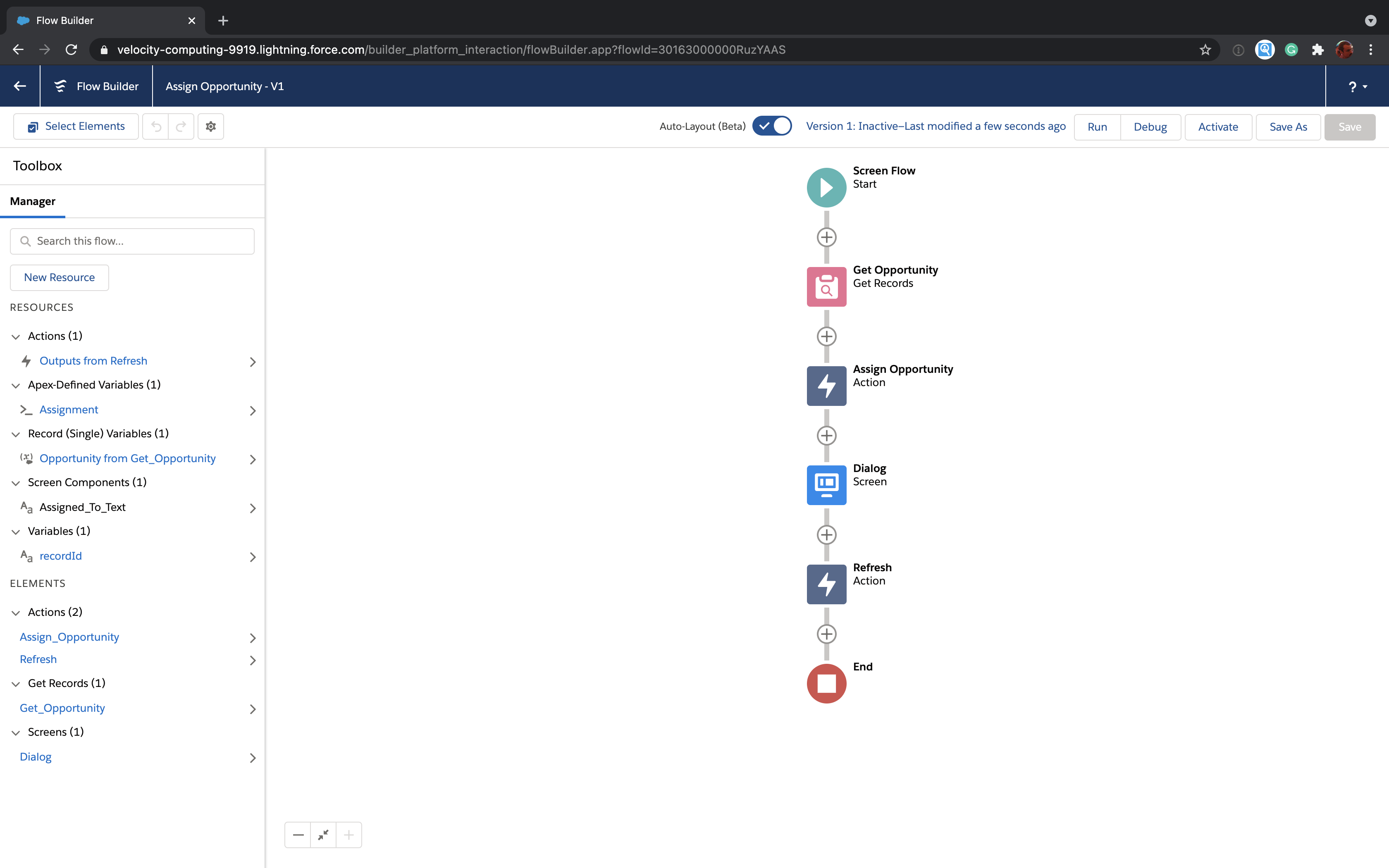 Salesforce assignment Flow in full