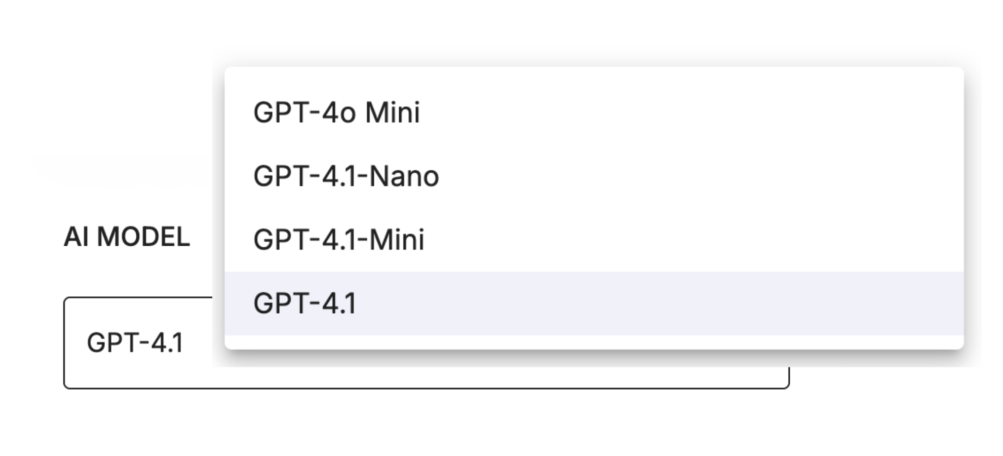 GPT models in AI Researcher