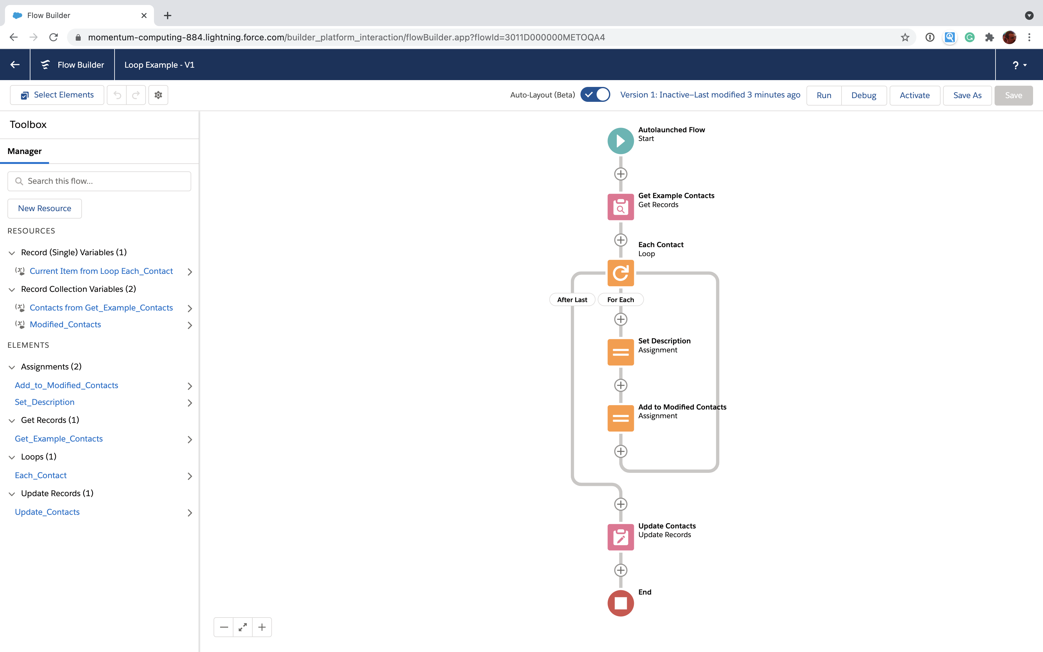 How to use loops in Salesforce Flow