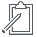 checklist pencil icon