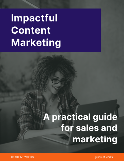 Cover of Impactful Content Marketing guide Cover of Impactful Content Marketing guide