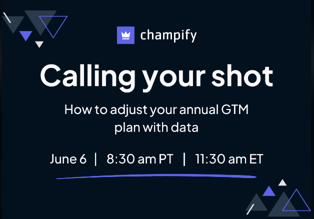 Champify webinar title